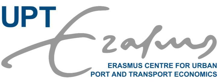 Erasmus Centre for Urban Port and Transport Economics Erasmus University