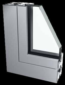 A92 BR kogelwerend systeem Thermisch onderbroken 4-kamersysteem voor kogelwerende aluminium ramen en deuren, die tegemoet komen aan de extreem hoge