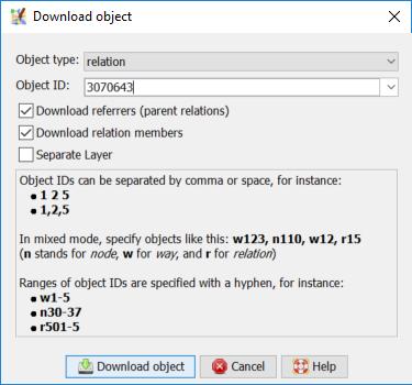 Selecteer object type relation en vul bij Object ID