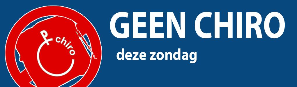 18 februari: Geen chiro Geniet van de vakantie!