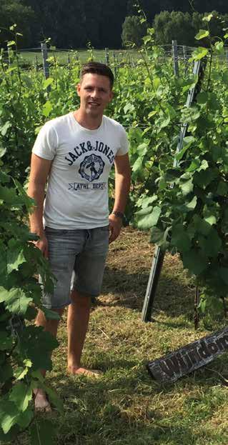 Wijndomein Piro, Herzele Wouter De Vuyst startte in 2014 met de aanleg van zijn eerste wijngaard en dat op 24 jarige leeftijd! Bij de aanplant koos hij voor de variëteit Chardonnay.