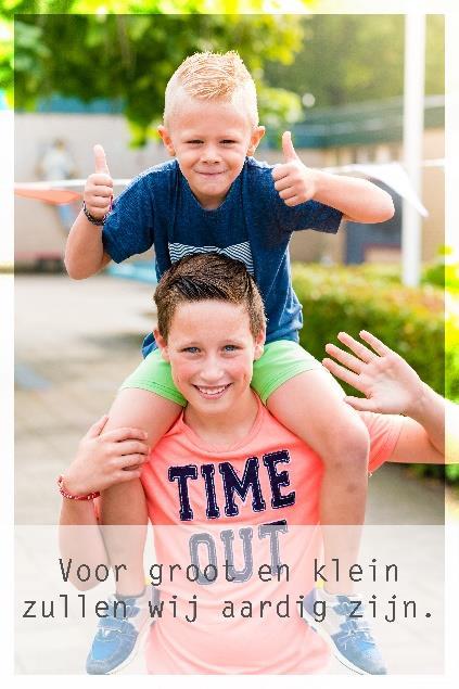 We hanteren hierbij een aantal belangrijke regels: voor kinderen, voor het team en voor ouders.