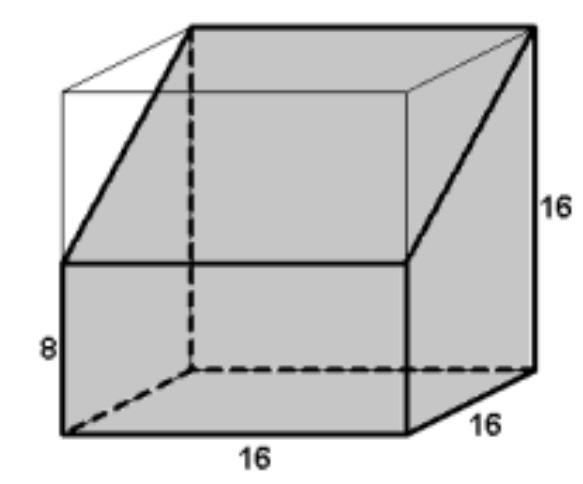 Opgave 6. Opgave 7. bereken de inhoud van het prisma.