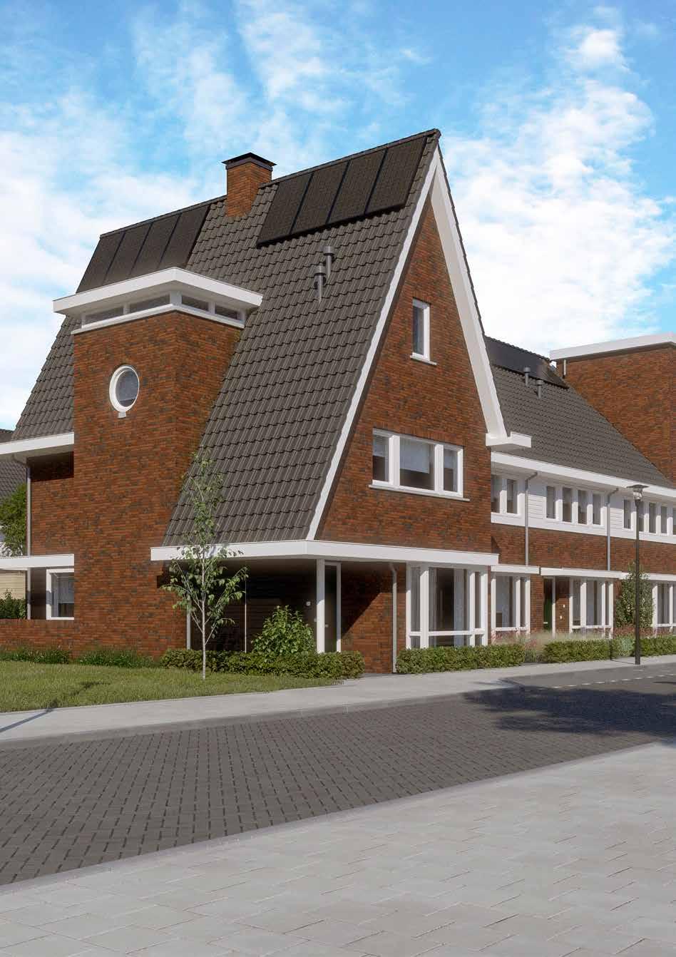 06 07 AAN ALLES IS GEDACHT AAN ALLES IS GEDACHT De woningen in deelplan 6A zijn ruim opgezet en hebben alle een tuin. Ze zijn bereikbaar via de doorgaande weg waar al veel volwassen bomen staan.