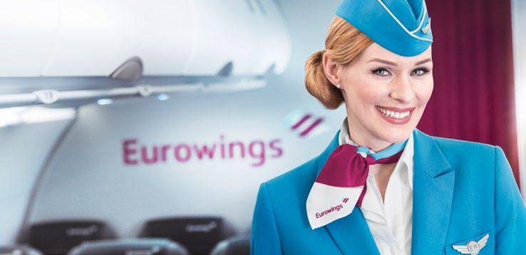 We zijn verheugd dat wij u bij Eurowings meer waar voor uw geld kunnen bieden dan andere Europese luchtvaartmaatschappijen.