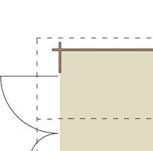 (bruin) 190 TS-H28-2424 buitenafmeting: 260 x 260 cm (br.x d.) maat buitenkant wand: x cm (br.x d.) dakoppervlak: 8,70 m², nokhoogte: ca.