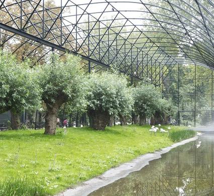 Een laat voorbeeld van deze opvatting is nog dit Minangkabause huis, een model van de toenmalige woningbouw in de Padangse bovenlanden op Sumatra.