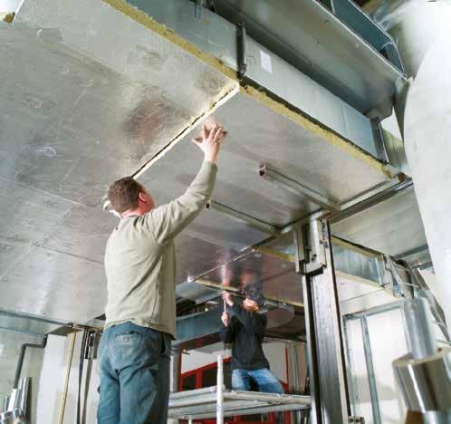 Conlit Ductrock (Brandwerende bekleding voor ventilatiekanalen) Algemeen Conlit Ductrock is een onbrandbare steenwol plaat welke aan één zijde is bekleed met een glasvezelversterkte aluminiumfolie.