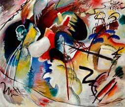 Hij was, met Mondriaan en Malevich, één van de drie uitvinders van de abstracte kunst. Kandinsky zag zijn werk echter niet als abstractie, maar als een geestelijke verbeelding van de werkelijkheid.