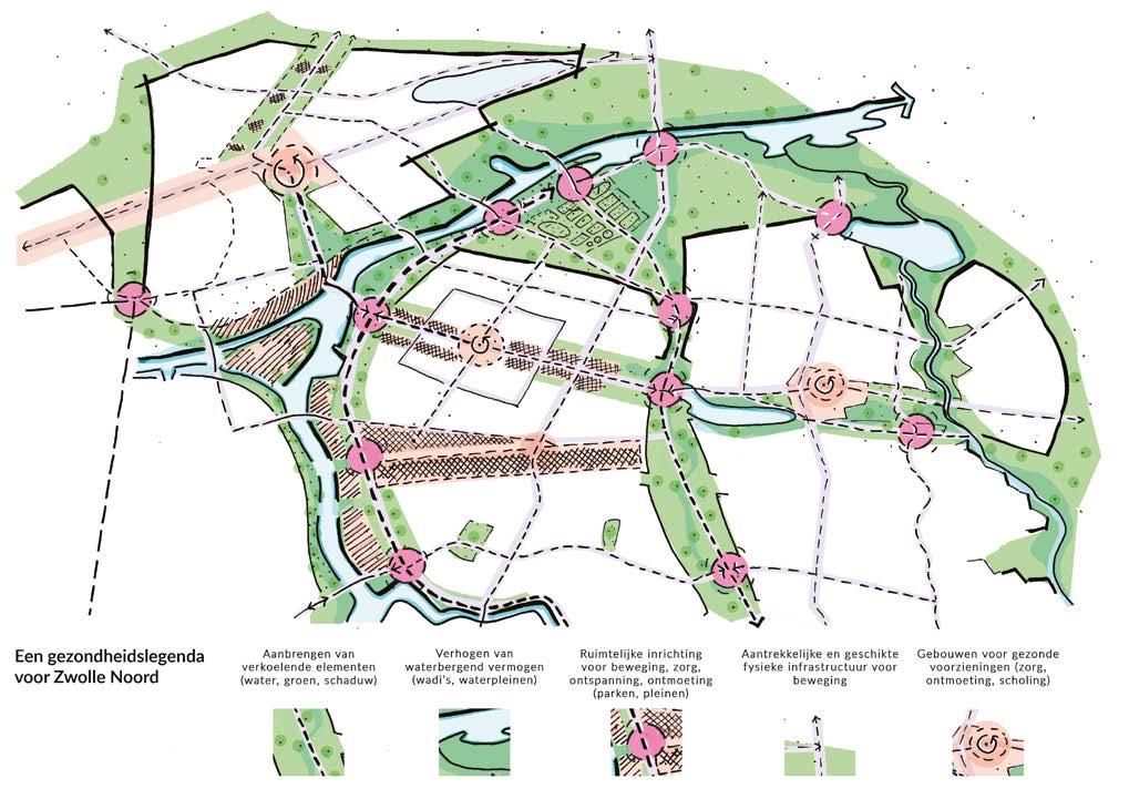 Illustratie 16: Interventies voor Zwolle-Noord, opmaat naar een gezondheids