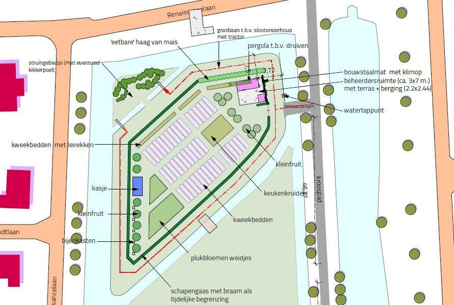 Activiteiten 2017 Activiteiten 2017 De aanleg van de wijktuin is nog steeds in grote lijnen gebaseerd op een ontwerp van Pieter Jansen van het Ontwerpburo voor Tuin & Landschap.