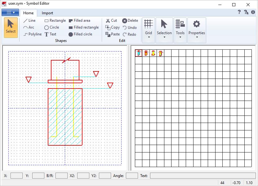 2.14Symbolen maken en bewerken In de Symbool Editor (SymEd) kunt u symbolen maken en wijzigen en in tekeningen toepassen.