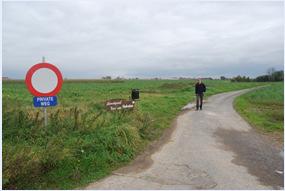 Verbodsteken Zoek naar bewijzen : Brievenbus vaak privé (Verkeers)bord