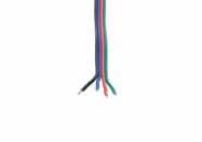 KABELS KabelRGB Deze 4 aderige kabel heeft 4 verschillende kleuren draden waardoor het aansluiten van RGB led eenvoudig en overzichtelijk blijft.