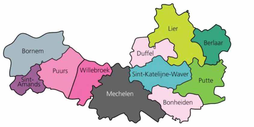 1.1. IGEMO De intergemeentelijke vereniging voor ontwikkeling van het gewest Mechelen en omgeving, afgekort IGEMO, werd op initiatief van diverse gemeenten in de regio opgericht op 2 juni 1973.