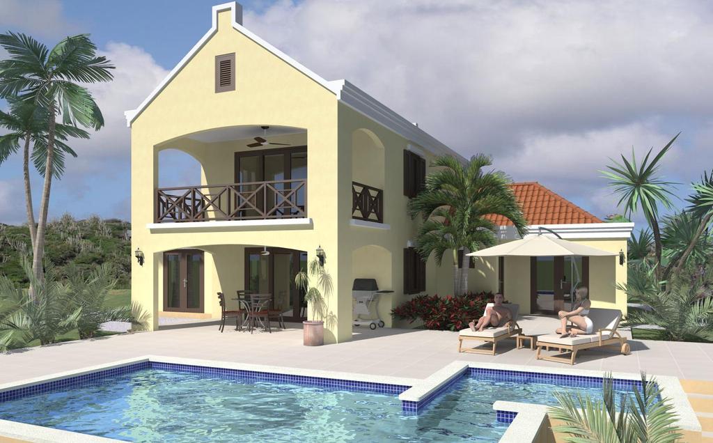 Modelwoning 4 La Palma Bonaire Highlights: