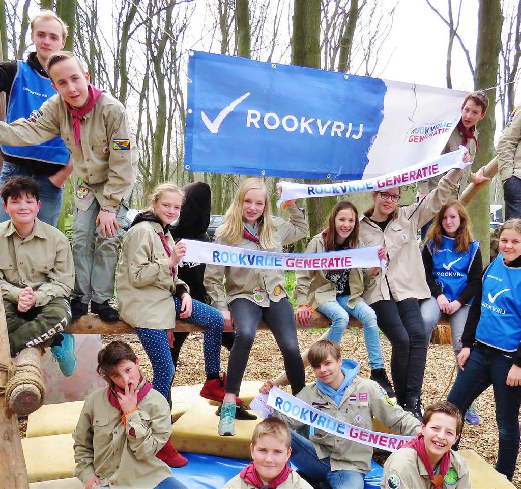 Op weg naar een rookvrij Scoutingterrein Stappenplan Wil jij dat jouw Scoutinggroep rookvrij wordt?