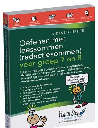 Visual Steps introduceert Visual Steps Educatief: te oefenen met taal, rekenen en studievaardighe De boeken bevatten 500 tot 1.