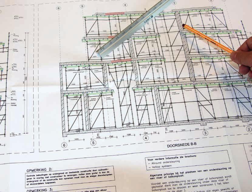 De Engineeringsafdeling van Layher BV/NV voert de service van het maken van tekeningen en berekeningen al heel lang uit.