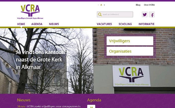 INFORMATIE Er zijn bijna achtentwintigduizend bezoeken aan vcra.nl gebracht.