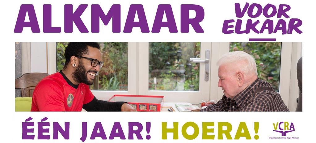 ALKMAARVOORELKAAR Op 12 december hebben we het eenjarig bestaan van onze dienst Alkmaarvoorelkaar.nl gevierd.