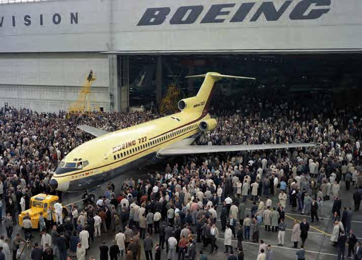 Sindsdien is N7001U te bewonderen in het Museum of Flight in Seattle. De komst van de Boeing 727 is geen vanzelfsprekende zaak.