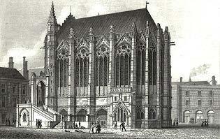 Auguste Perret, Notre-Dame du Raincy, 1923 Sainte Chapelle, dertiende eeuw Le Corbusier, Notre-Dame du Haut, 1955 Een