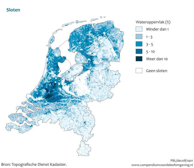 In sterk agrarische gebieden vaak minder dan 1% Habitat en verspreiding via Lijnvormige