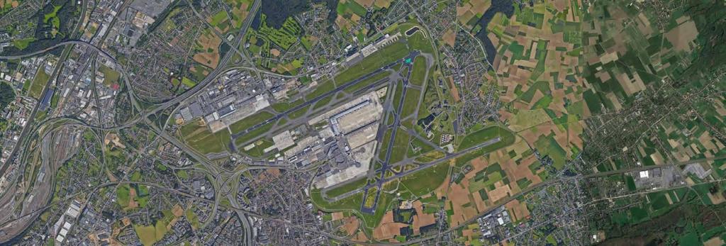 STRATEGISCHE VISIE 2040 I LUCHTHAVEN IMPACT OP GRONDGELUID OPTIE B: VERLENGING BAAN 25L/07R EN TAXIWEG -1 db 46 +1 db Machelen -2 db Machelen Timmermanslaan +3 db Diegem +4 db Zaventem dorp Nota: