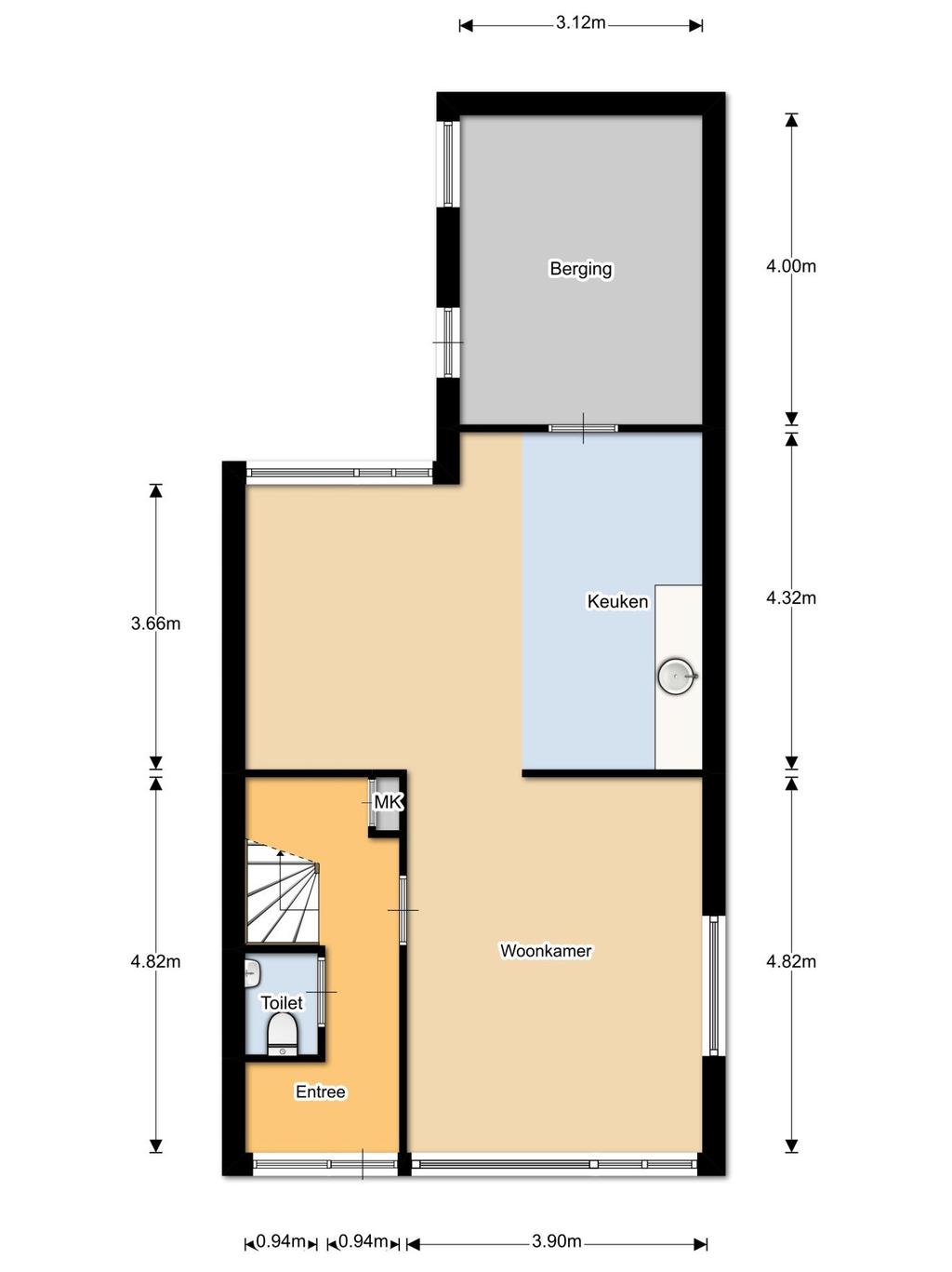 Plattegrond begane grond Bekijk de digitale