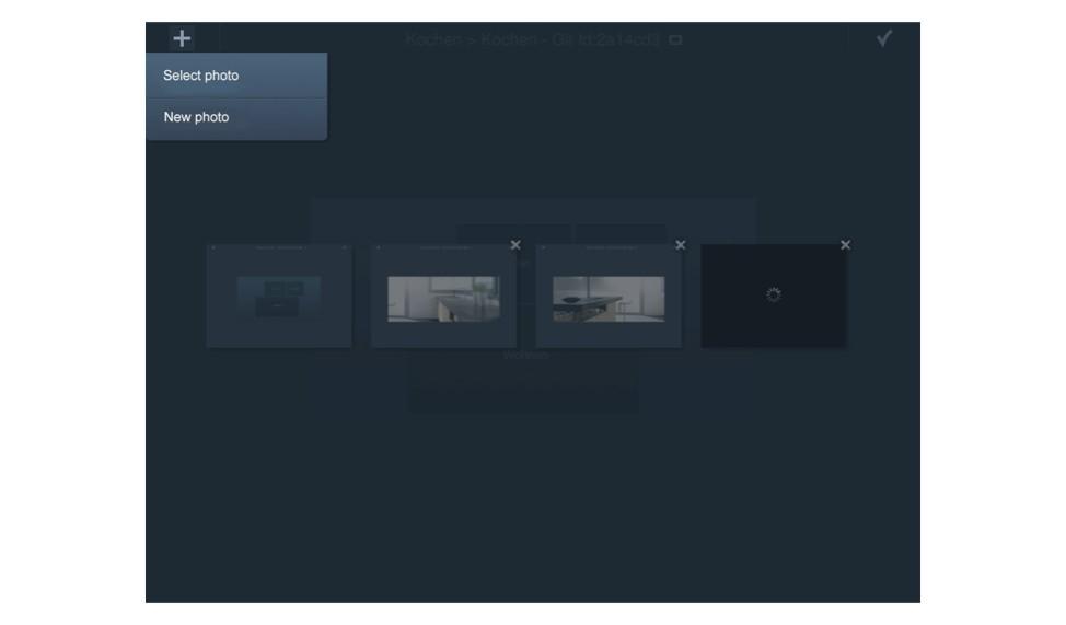 Configuratie 6.4 Ruimteafbeeldingen toevoegen Voor iedere pagina kunnen ruimteafbeeldingen worden ingevoegd.