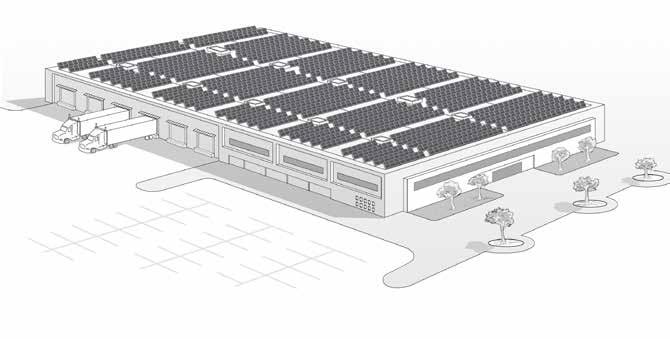 Overzicht van het commercieel systeem De SolarEdge oplossing bestaat uit