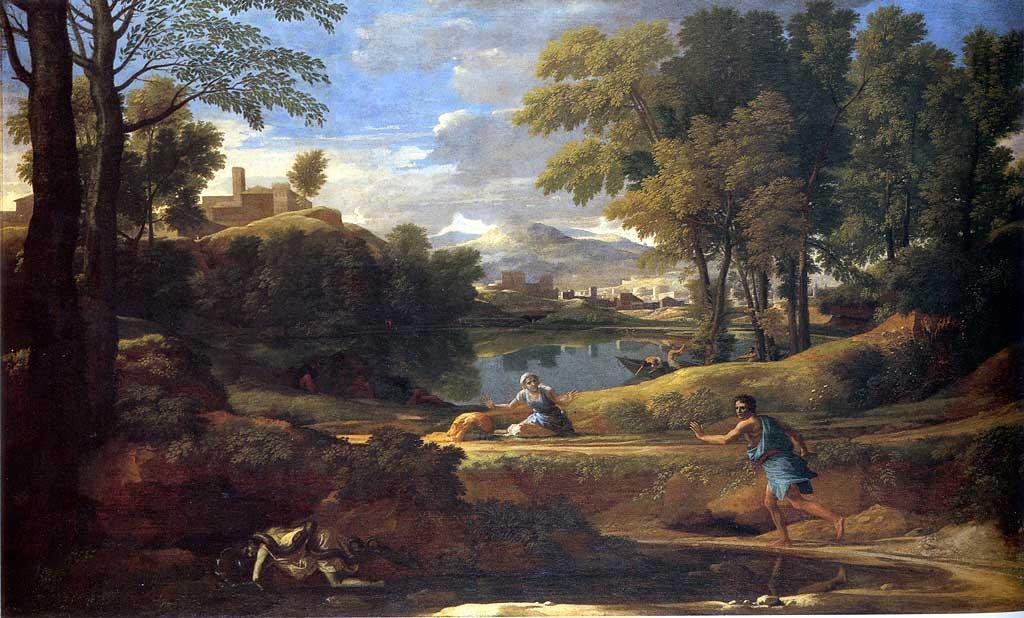 Nicolas Poussin, Paysage avec un homme tué par un serpent Les Effets de