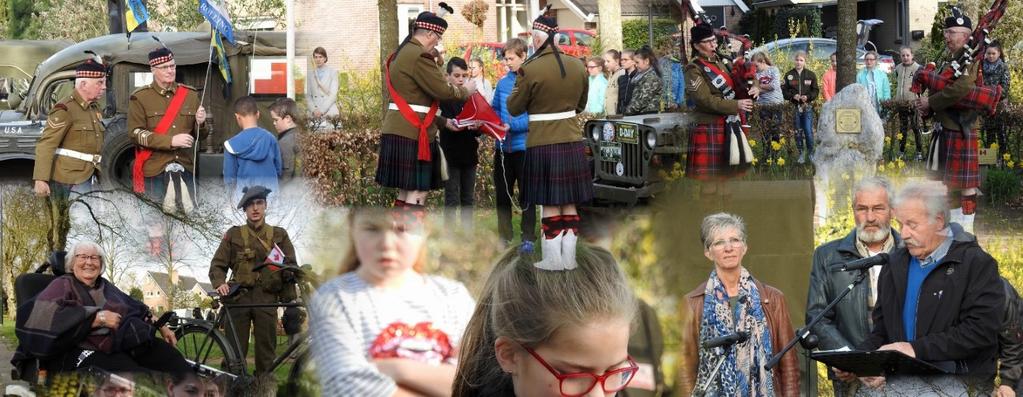 Herdenking 73 Jaar Bevrijding van Beekbergen, Lieren en Oosterhuizen, 17 april 2018 Tijdens de herdenking s ochtends