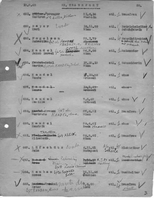 De deportaties van joden uit de Dossinkazerne 1944 Tientallen joden werden nog dagelijks opgepakt en naar de Dossinkazerne gebracht. Op 13 juli 1944 vertrok het laatste transport.