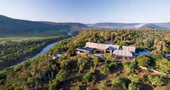 Hotels Kariega ***** Oost-Kaap Ligging: Het wildreservaat beslaat 10. 000 hectare ongerepte Afrikaanse wildernis.