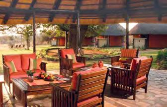 Hotels Mohlabetsi Safari Lodge **** Limpopo Wilde dieren van dichtbij waarnemen aan de waterput. Ligging: Ligt in het Balule natuurreservaat, dat deel uitmaakt van het Krugerpark.