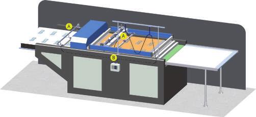 Enkel of dubbelzijdige ionisatiestaven op de uitleg zorgen voor een nette stapel.