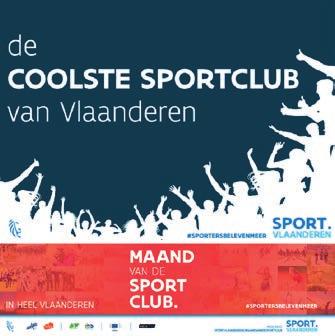 We roepen alle leerlingen om in de outfit van hun sport(club) naar school te komen. Wie sport maakt immers meer mee.