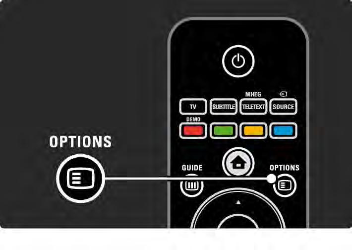 2.2.5 Options o Het menu Opties biedt handige instellingen die verband houden met wat er op het scherm wordt weergegeven.