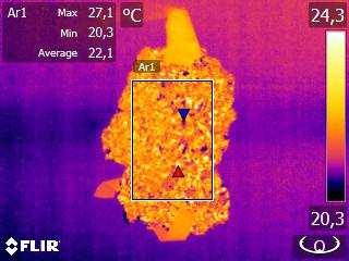 1.3.3.1.4 Noordgevel interieur 2015 Aan de noordelijke gevel zijn twee slaapkamers gelegen op de eerste verdieping. Deze werden de dag voor de metingen op temperatuur gehouden.