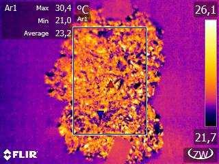 gelijkgesteld aan de gereflecteerde temperatuur.