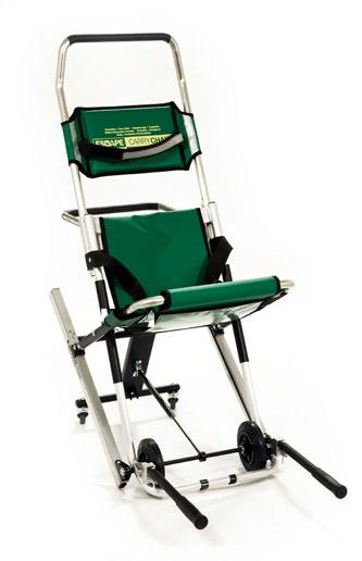 KEURMERKEN De Escape-Carry Chair modellen zijn voorzien van CE keurmerk, TÜV & ISO 9001 BESTE KEUZE VOOR ALGEMENE EVACUATIE Er zijn 4 modellen Escape-Carry Chair verkrijgbaar.