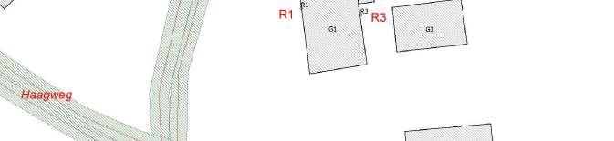 meetvoorschrift geluidhinder 2006 en met behulp van het programma Geomilieu versie 1.71. In onderstaande afbeelding (6) zijn de rekenpunten op het te splitsen deel van de woning weergegeven.