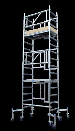 De X-up wordt geleverd met 4 geremde wielen. X-UP 4.0 Afmeting X-up 1.0 275 cm 1.25x1.