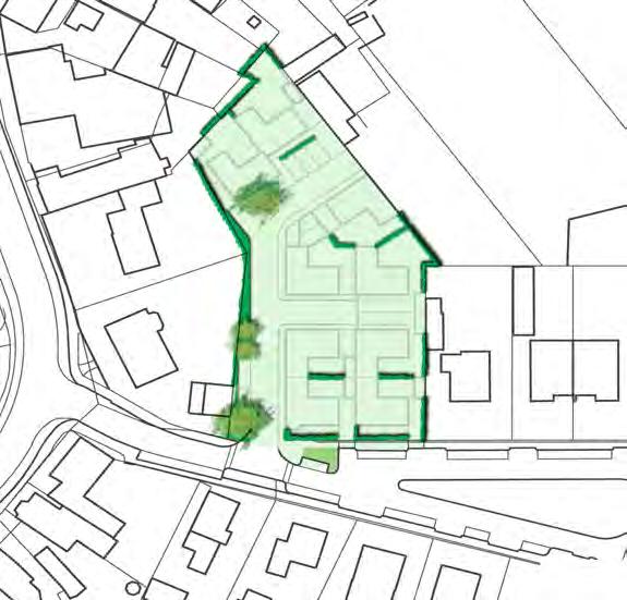 2.4 GROEN Bestaand hoogwaardig groen op de perceelsranden (beukenhagen en inheemse bomen) zoveel mogelijk behouden. Randen Roozendries afzomen met groen. Geen inrichting die er bedacht uitziet.