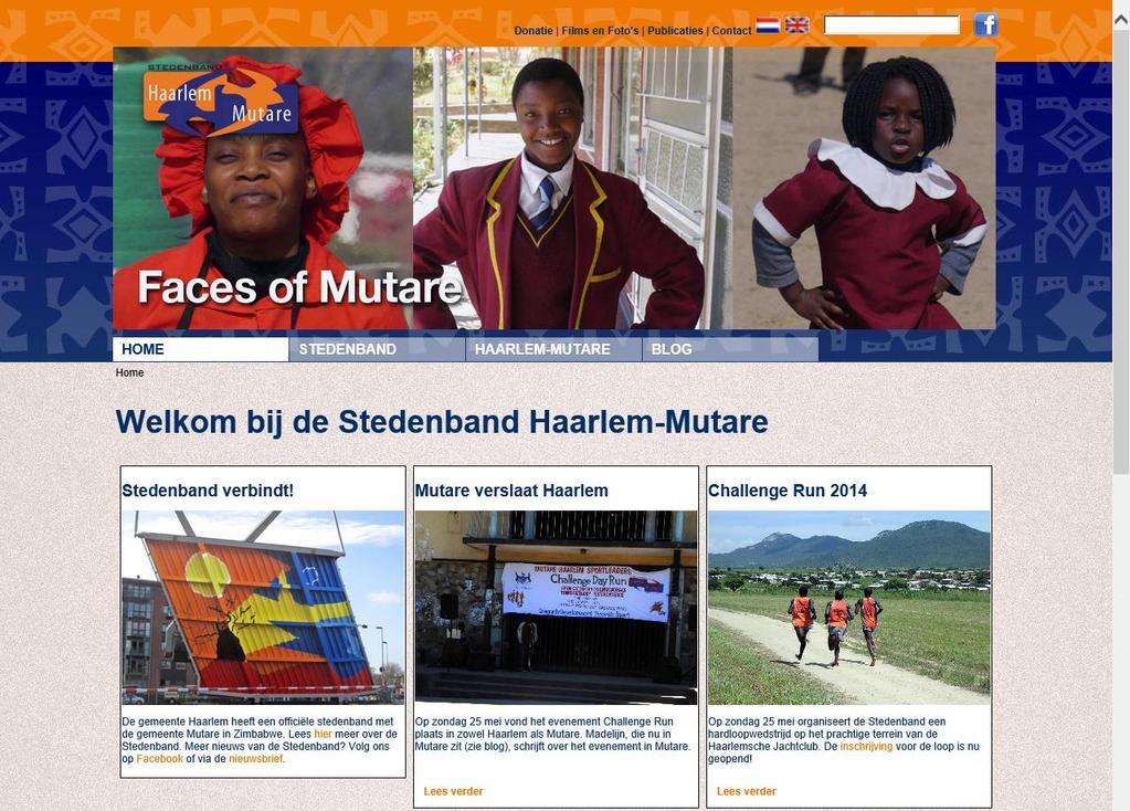 9. Redactie Stedenbandkrant en website Website Sinds 2013 heeft de Stedenband haar website met een moderne vormgeving. Een vaste hoofdredacteur is verantwoordelijk voor de Nederlandse content.