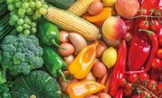 Groente & fruit Alle soorten groente (vers, uit blik, pot of diepvries) en alle soorten fruit, waaronder ook gedroogd fruit als rozijnen en gedroogde abrikozen.