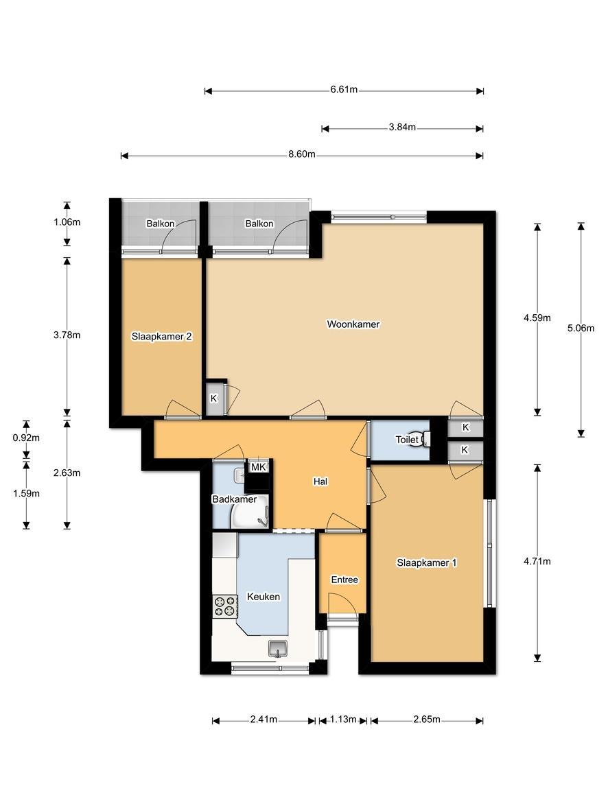 Aan deze plattegrond kunnen