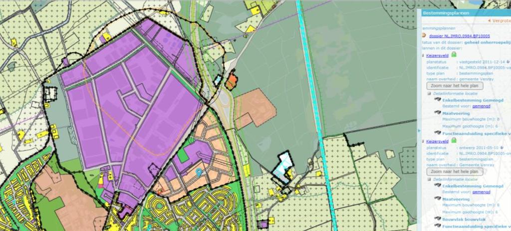 BESTEMMING Bestemmingsplan met kenmerk dossier NL.IMRO.0984.BP10005 vastgesteld 14 december 2011 met als bestemming gemengd.